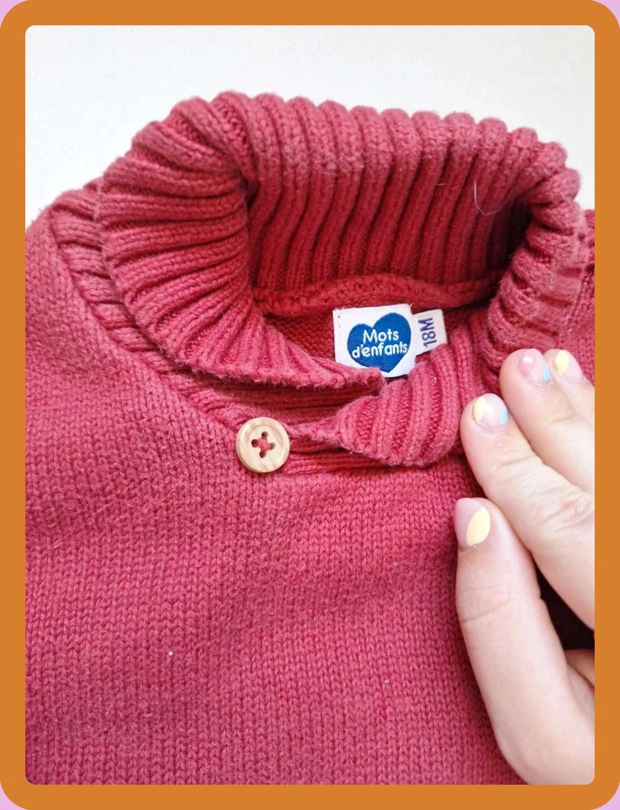 Sudadera con cuello Mots d'enfants 18 meses – photo 2